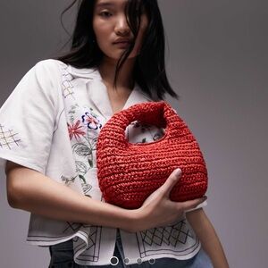 Topshop Re woven Bag